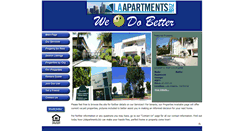 Desktop Screenshot of laapartments.us